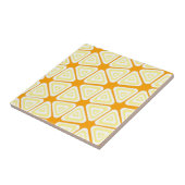 Carreau Motif triangle jaune (Côté)