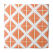 Carreau Motif triangle Orange tendance (Devant)