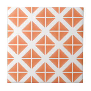 Carreau Motif triangle Orange tendance