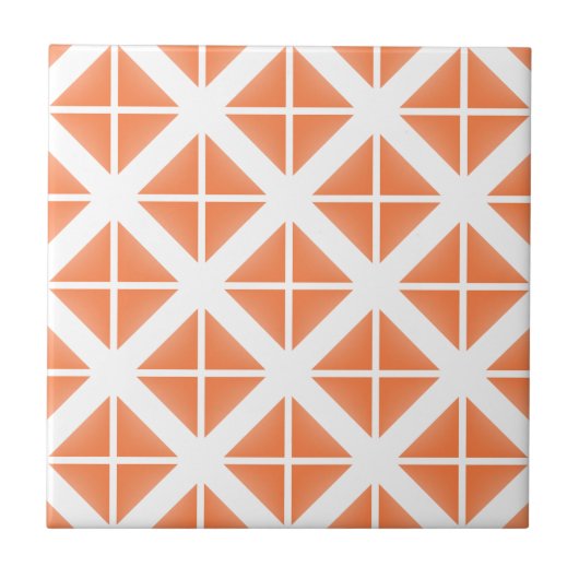 Carreau Motif triangle Orange tendance (Devant)