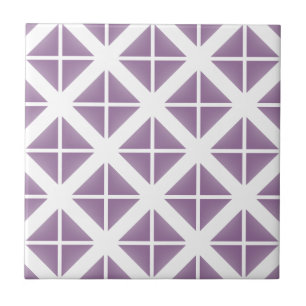 Carreau Motif triangle tendance violet
