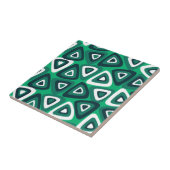 Carreau Motif triangle vert (Côté)