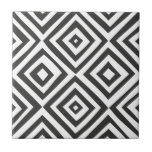 Carreau Motif triangulaire Abstrait en forme de blanc noir<br><div class="desc">Motif triangulaire Abstrait en forme de blanc noir</div>