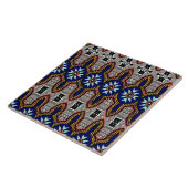 Carreau Motif tribal dynamique (Côté)