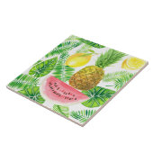 Carreau Motif tropical (Côté)