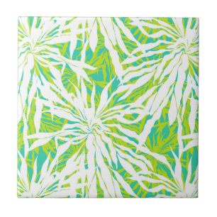 Carreau Motif tropical de palmettes