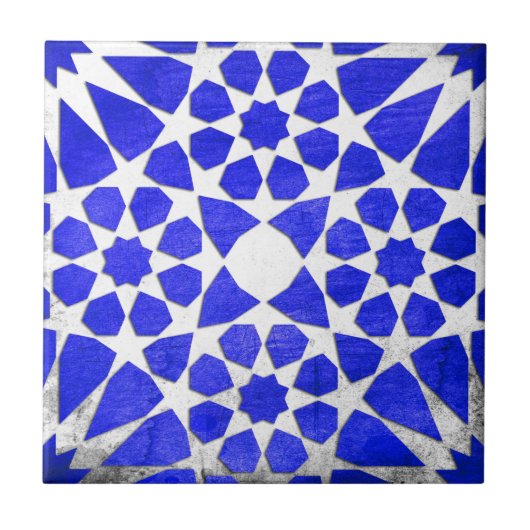 Carreau Motif turc géométrique de tuile de dodécagone et (Devant)