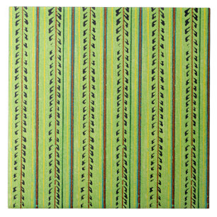 Carreau Motif vert chartreuse coloré