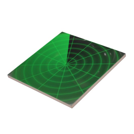 Carreau motif vert de radar (Côté)