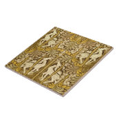 Carreau Motif vintage Art Nouveau Deer (Côté)