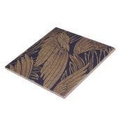 Carreau Motif vintage Blue and Gold Wings (Côté)