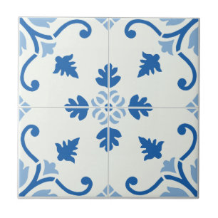 Carreau Motif vintage de tuile d'Azulejo de Portugais