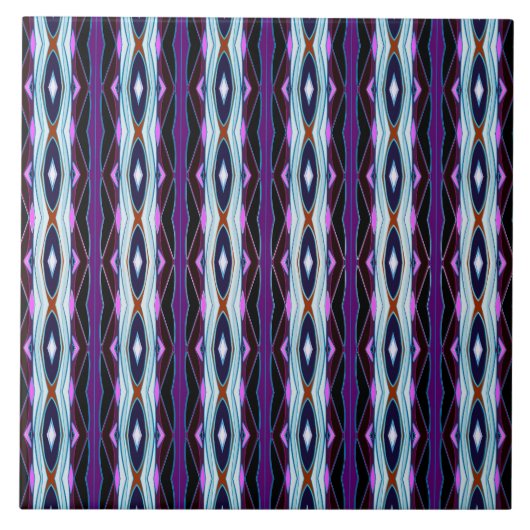 Carreau Motif violet unique (Devant)