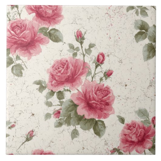 Carreau Motif William Morris (Devant)