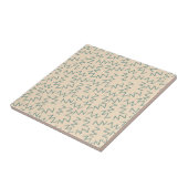Carreau Motif Zig Zag Bleu Beige (Côté)