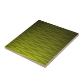 Carreau Motif Zigzag Vert Olive Lumineux (Côté)
