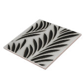 Carreau Motifs biologiques en noir et blanc (Côté)