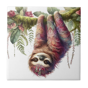 Carreau Motifs de la nature - Jungle Sloth