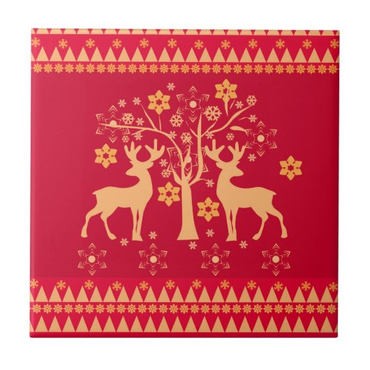 Carreau Motifs de Noël (Devant)