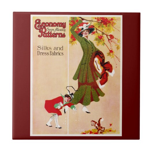 Carreau Motifs économiques (Devant)