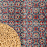 Carreau Motifs géométriques ottomans en relief<br><div class="desc">Ce carrelage en céramique est orné d'un motif géométrique captivant qui s'inspire des motifs ottomans traditionnels. Le design se compose d'un ensemble complexe de formes concentriques, y compris des carrés et des cercles, qui se rassemblent pour former un effet kaléidoscopique étonnant. La palette de couleurs est une riche tapisserie de...</div>
