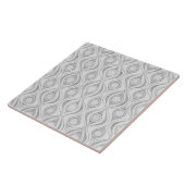 Carreau Motifs gris С cercles (Côté)