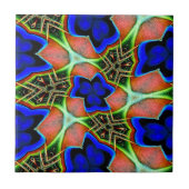 Carreau Motifs Peacock Feather (Devant)