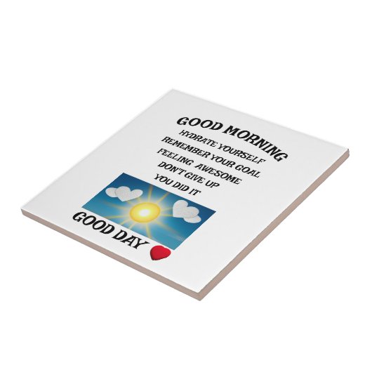 Carreau Motivation positive (Côté)