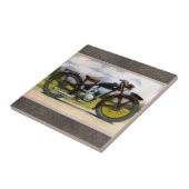 Carreau Moto de cru d'aquarelle (Côté)