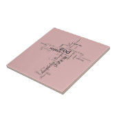 Carreau Mots chrétiens (Côté)