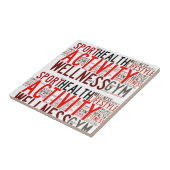 Carreau Mots fitness (Côté)