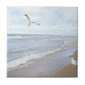 Carreau Mouettes à la plage (Devant)