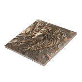 Carreau Mouler Bronze Gold Femme avec cheveux gonflants (Côté)