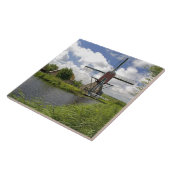 Carreau Moulin à vent le long d'un canal à l'est de Leiden (Côté)