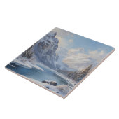 Carreau Mountain Winter River Nature Landscape (Côté)