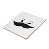 Carreau Moustache coquine (Côté)