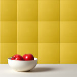 Carreau Moutarde citron jaune foncé de couleur solide<br><div class="desc">Design jaune moutarde citron foncé couleur solide.</div>