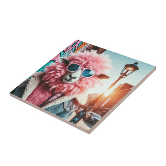 Carreau mouton rose (Côté)