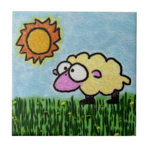 Carreau Moutons ensoleillés
