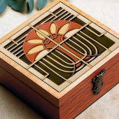 Carreau Mouvement Floraux Abstraits du milieu du siècle