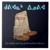 Carreau Mukluks de Noël (Devant)