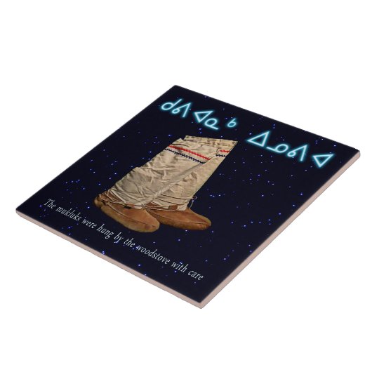 Carreau Mukluks de Noël (Côté)