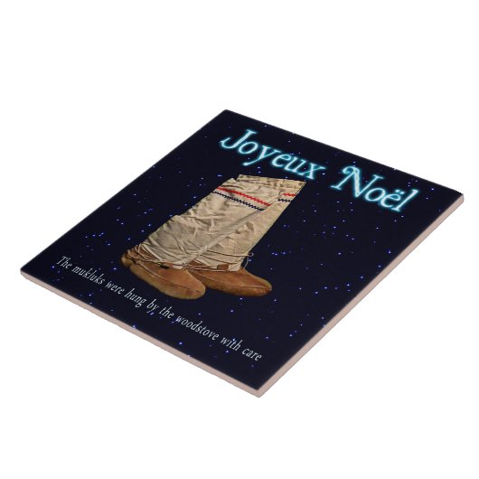 Carreau Mukluks de Noël (Côté)