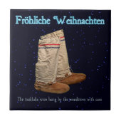 Carreau Mukluks de Noël (Devant)