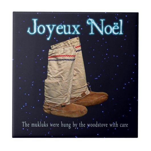 Carreau Mukluks de Noël (Devant)