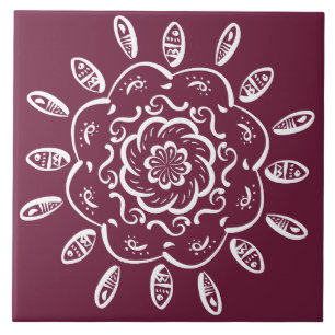 Carreau Mulberry Mandala