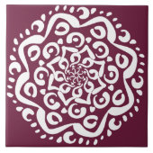 Carreau Mulberry Mandala (Devant)