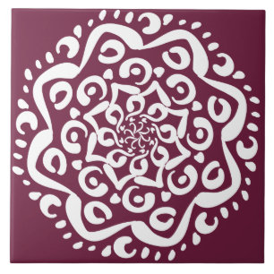 Carreau Mulberry Mandala