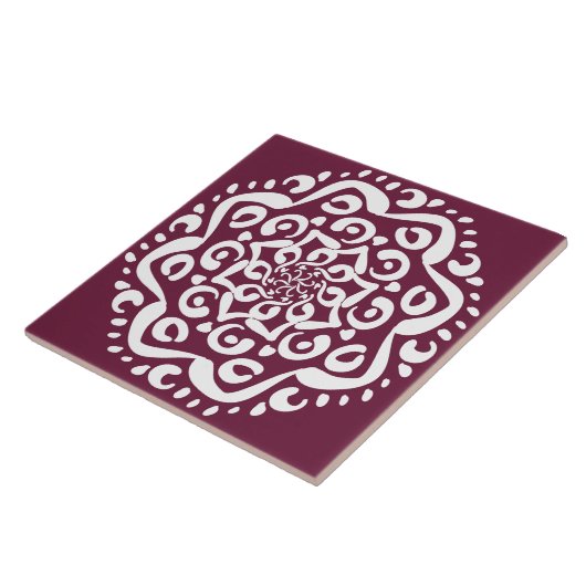 Carreau Mulberry Mandala (Côté)