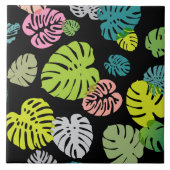 Carreau Multicolor Feuilles tropicaux 2 (Devant)